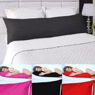 TRAVESSEIRO DE CORPO XUXÃO C/FRONHA BODY PILLOW COM ZÍPER VÁRIAS CORES LISO 1,40x0,45cm