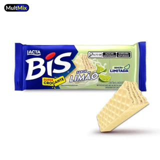 Bis Limão Super Crocante Sabor Limão 100,8g Lacta
