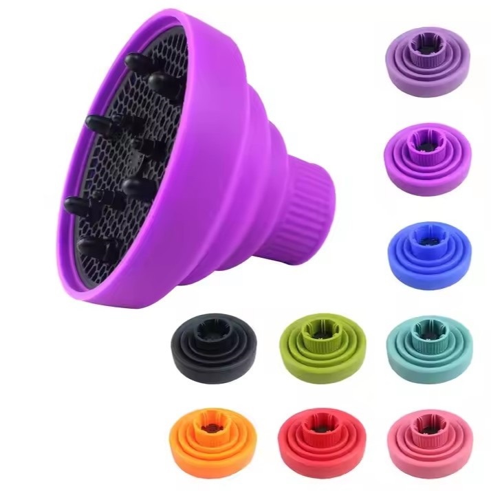 Difusor de Cachos Definidor Retrátil com Boca Flexível Profissional em ...