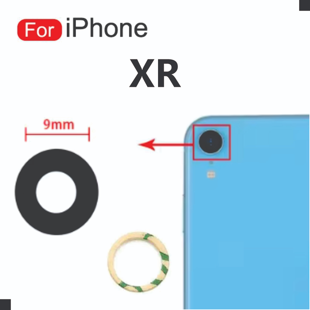 Rear Camera Lens Glass For IPhone 6 To 16 Pro Max – Replacement Lens, Compatible With Apple IPhone 7/8/X/XR/XS/11/12/13/14/15/16 Series