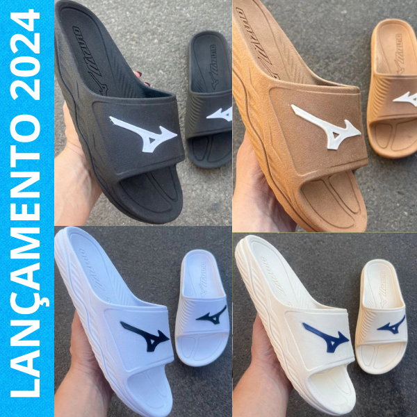Chinelo Masculino Slide Ergonomica Sola Macia 100% EVA Super Leve Lançamento Verão 2024