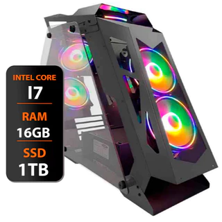 Pc Computador Gamer M-atx I7 4°ger 16gb Ssd1tb Placa 2gb