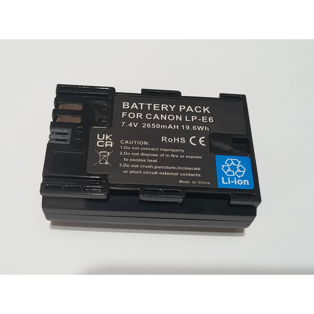 Bateria Compativel Canon LP-E6 EOS 5D Mark III 60D 70D 80D 90D 6D