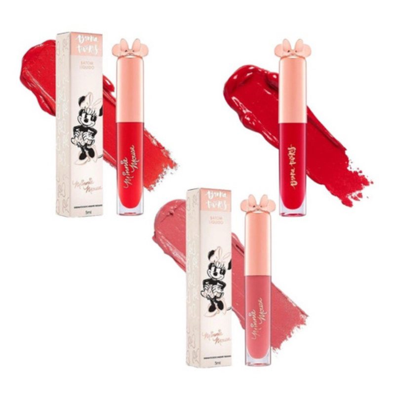 Bruna Tavares Minnie Mouse - Batom Líquido Matte 5ml | Shopee Brasil