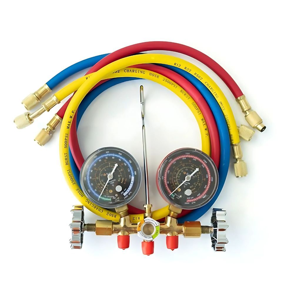 Kit Manifold R22/R134/R404 com Mangueiras de 90cm - Suryha (000246 ...