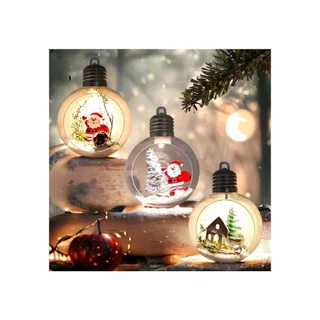 Mini Globos Aberto Decorativo Natalino Árvore Led Pisca