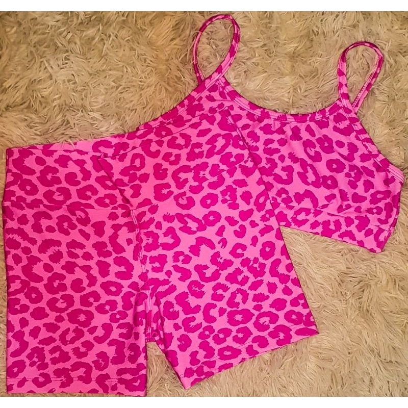 Conjunto de Academia / Conjunto Short e top / Conjunto Fitness cintura alta várias estampas