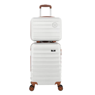 Kit Mala de Bordo Viagem Avião 10kg Pequena ANAC 55x35x23cm 4 Rodinhas 360 com Frasqueira de Mão ABS em Oferta na Shopee