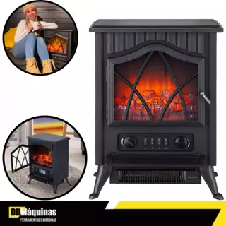 Aquecedor Elétrico Lareira 110V - CADENCE