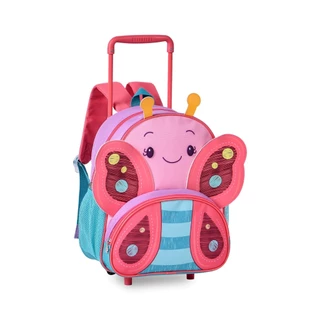 Mochila Infantil Costas Carrinho Pets Rodinha P Mini Clio