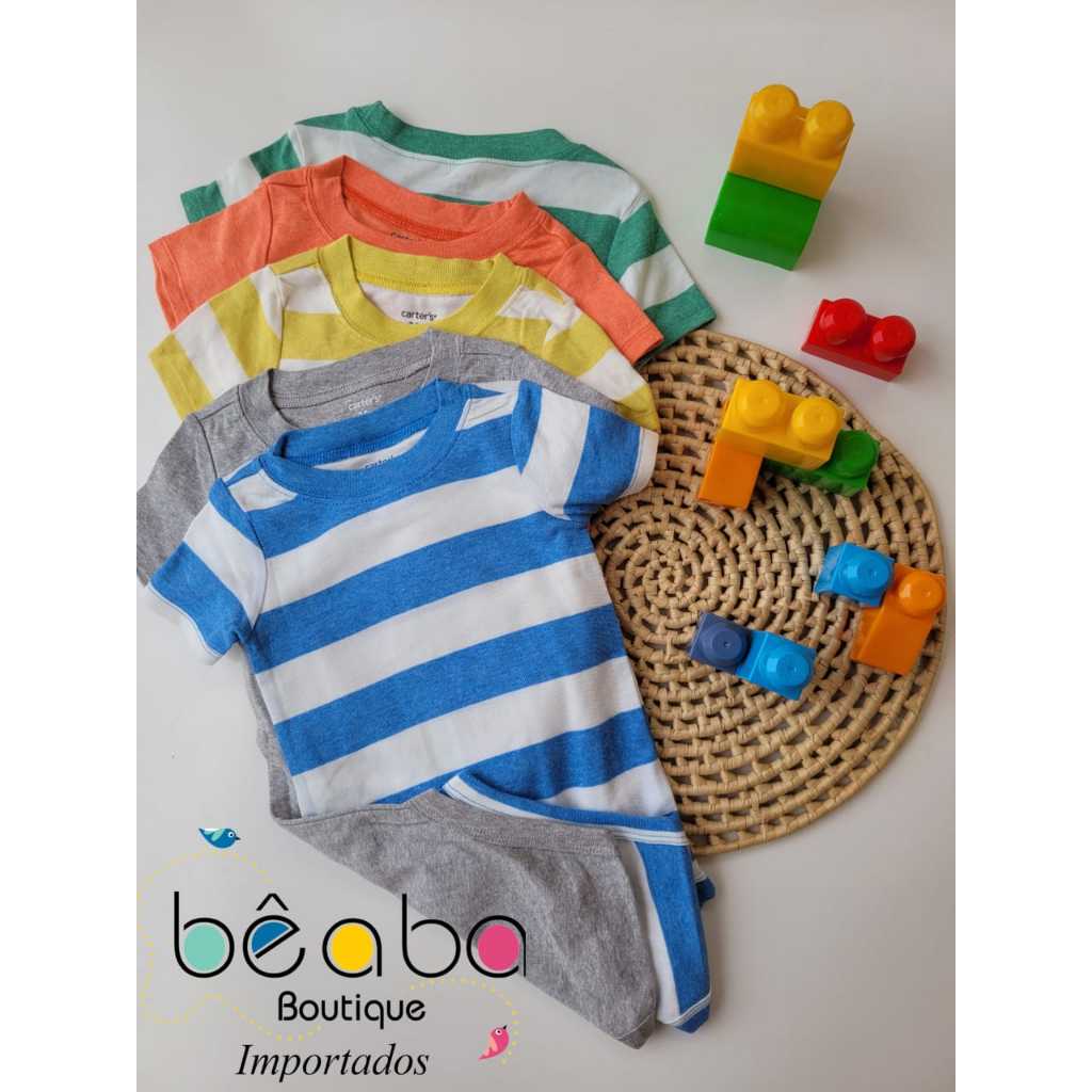 Kit body Carters Menino Importado Original em Oferta na Shopee