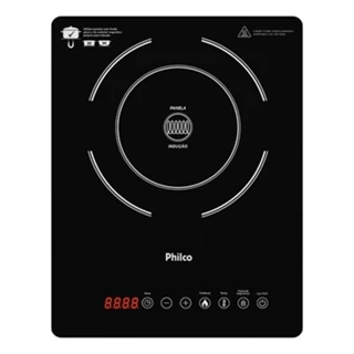 Fogão Cooktop Indução Portátil Bivolt Pct12p Philco Preto