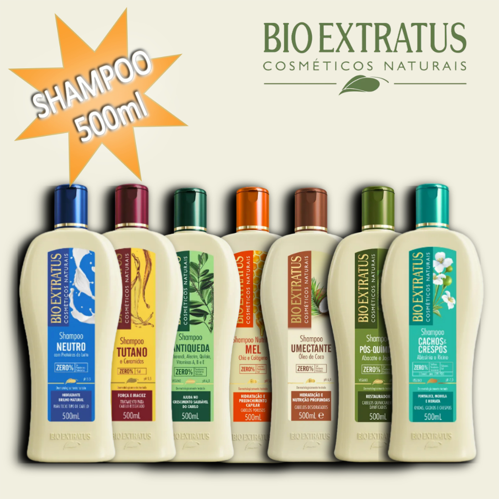 SHAMPO BIO EXTRATUS - 500ML | Shopee Brasil