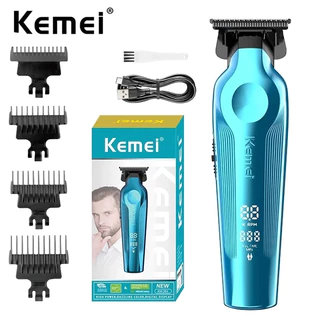 Kemei-264 Máquina de acabamento, Portátil Recarregável Bivolt Profissional Sem fio USB com 6.500 RPM
