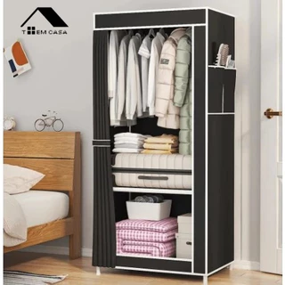 Guarda Roupa Dobrável Roupeiro Portátil Pequeno 56*44*146