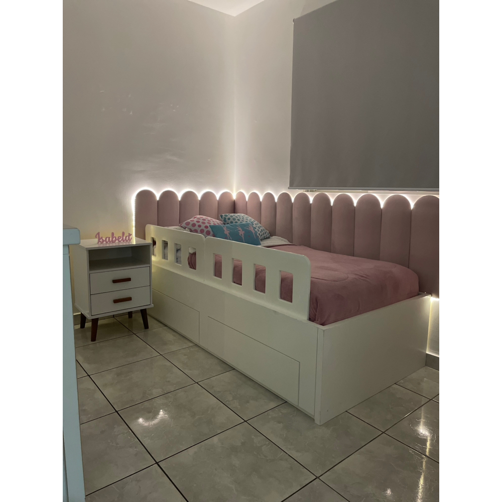 Kit 5 Cabeceiras Nuvem Infantil Cama Box Solteiro | Shopee Brasil