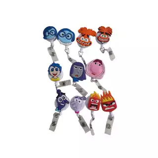 Porta Crachá Retrátil Personalizado Divertidamente 2 - Roller Clip - Crachá Retrátil