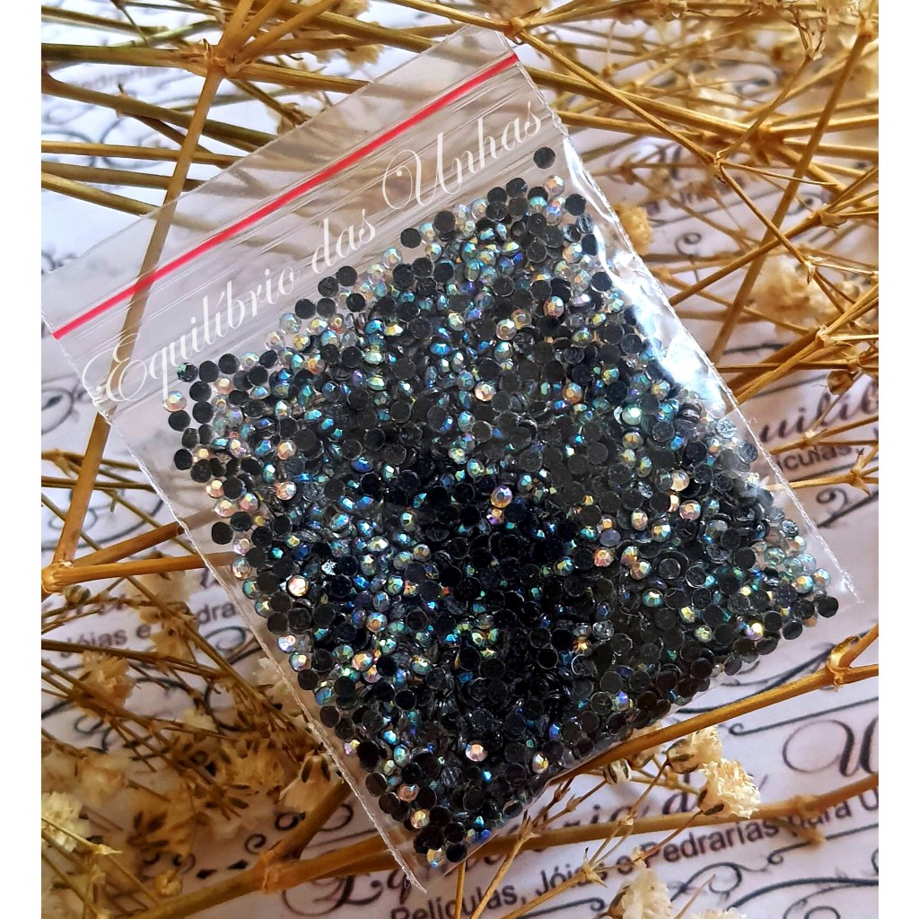 Strass para Unhas 1,8mm e 2mm para decoração artesanato maquiagem ...