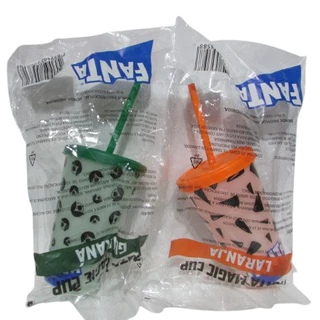 Kit 2 Copos Fanta Plástico 550 ml Lacrados