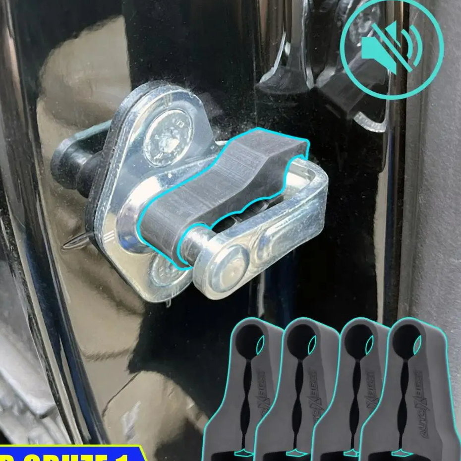 Amortecedor Fechadura Borracha Protetor Porta Carro Batente Anti ...