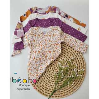 Kit Body Carter Manga Longa Menina Importado Original em Oferta na Shopee