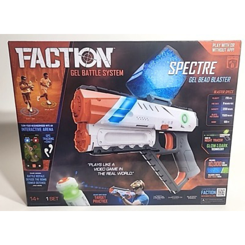 Faction Spectre Gel Bead Blaster Nerf (não recarga) Shopee