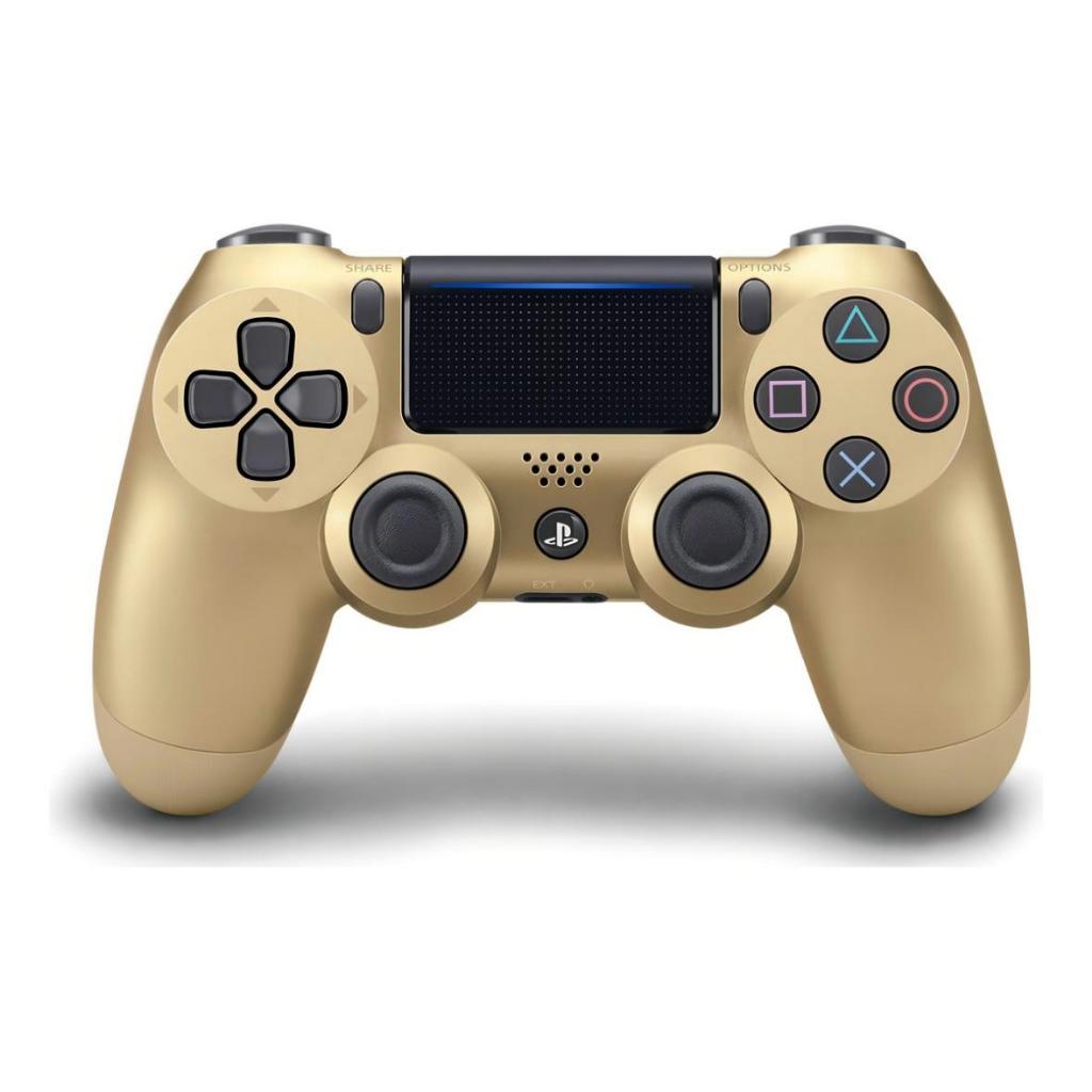 Controle joystick sem fio Sony PlayStation Dualshock 4 ps4 gold