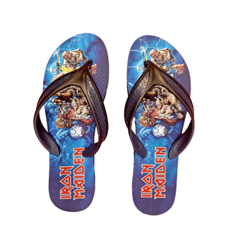Chinelos Personalizados De Rock Iron Maiden