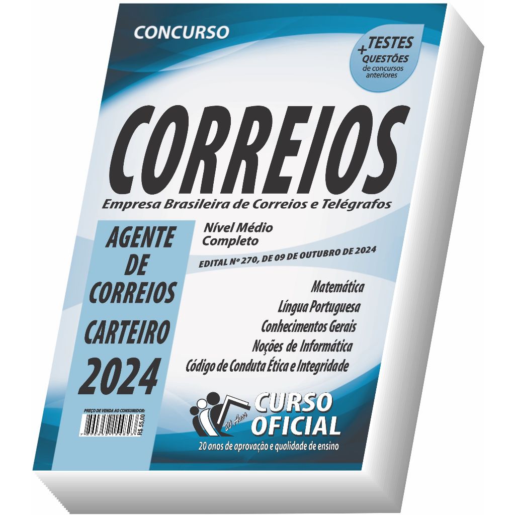 Apostila Correios - Agente de Correios - Carteiro