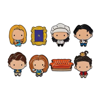 Coleção Série Friends Personagens Pin Kopenhagen Original Colecionável