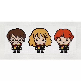 ímã / Totem Personagens do Harry Potter em Pixel Art