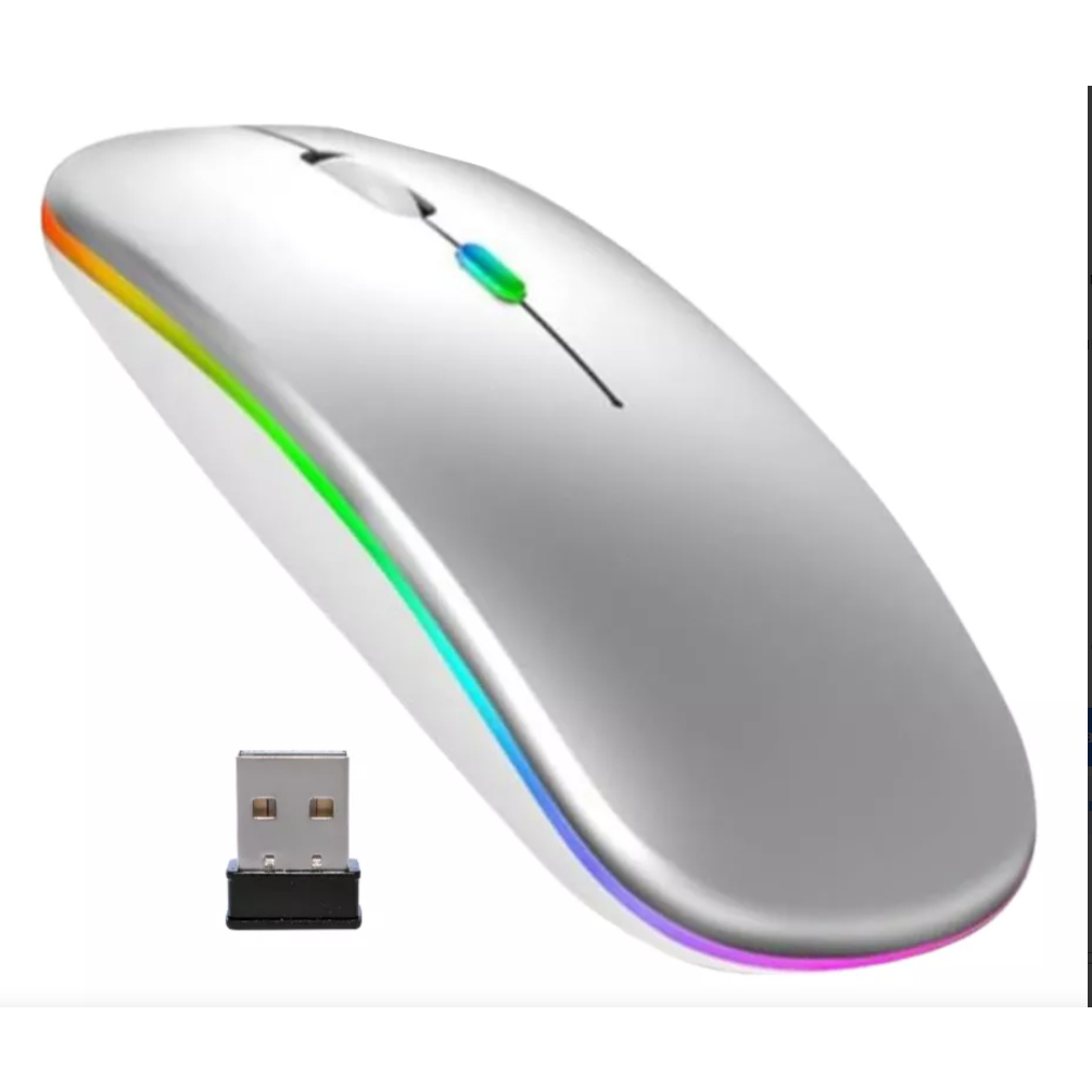 Mouse Óptico Sem Fio Recarregável Tipo C Bluetooth Wireless | Shopee Brasil