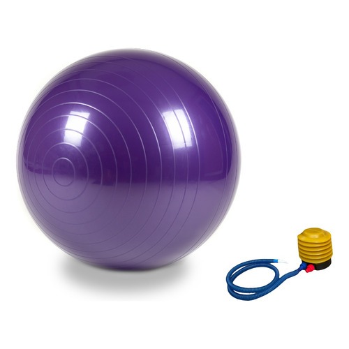 Bola Suiça Pilates Yoga 55CM com Bomba Fisioterapia Abdominal Anti