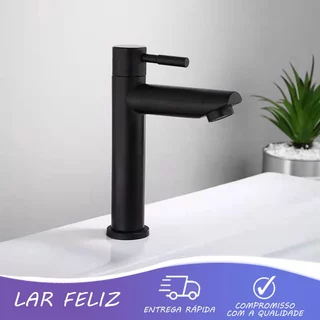 Torneira banheiro Torneira de coluna de água fria simples para banheiro Design simples e moderno