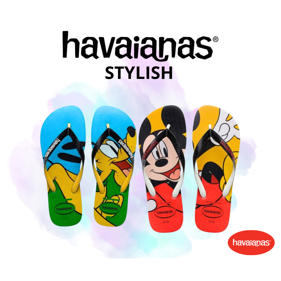 CHINELO HAVAIANAS DISNEY STYLISH ORIGINAL Mickey E PLUTO ORIGINAL LANÇAMENTO