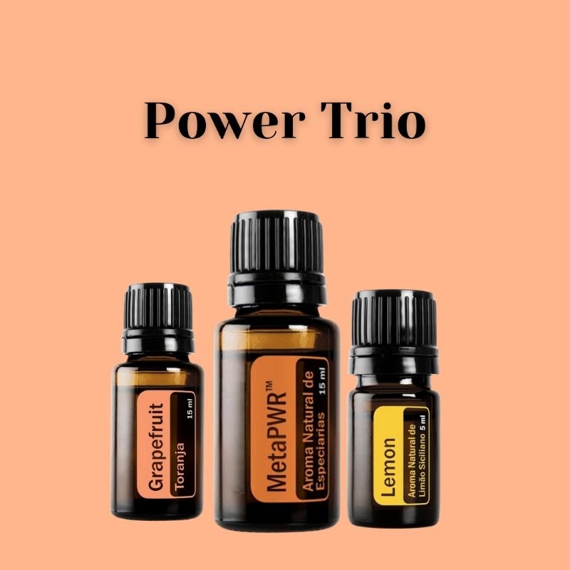 Power Trio (metapower 15ml, lemon 5ml, grapefruit 5ml) | Shopee Brasil