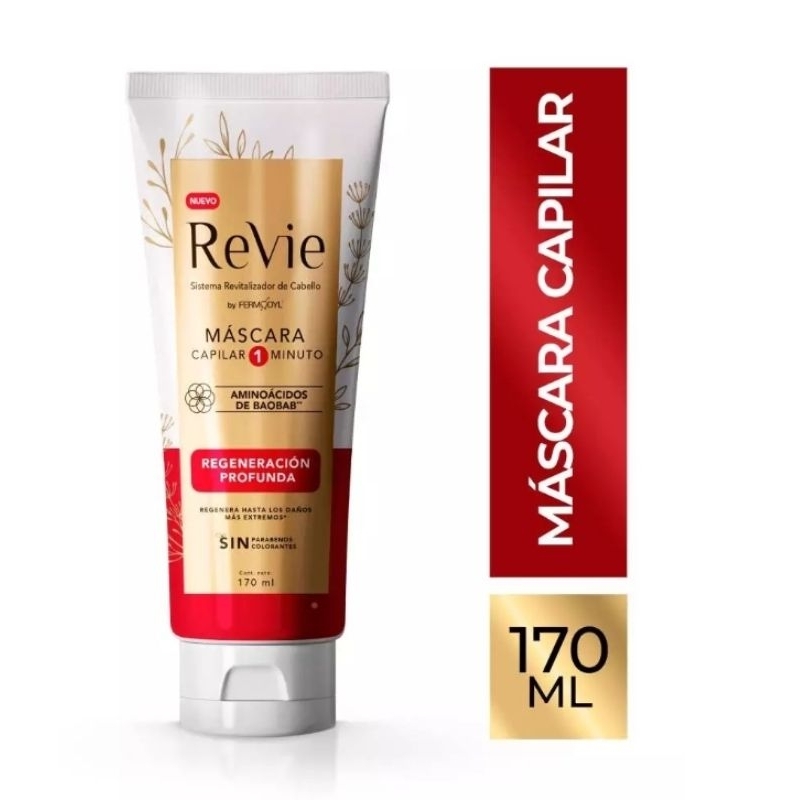 Máscara Capilar ReVie Regeneração Profunda 170ml | Shopee Brasil