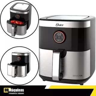 Fritadeira Sem Óleo 2 em 1 Black Inox 4,8L 220V - Oster
