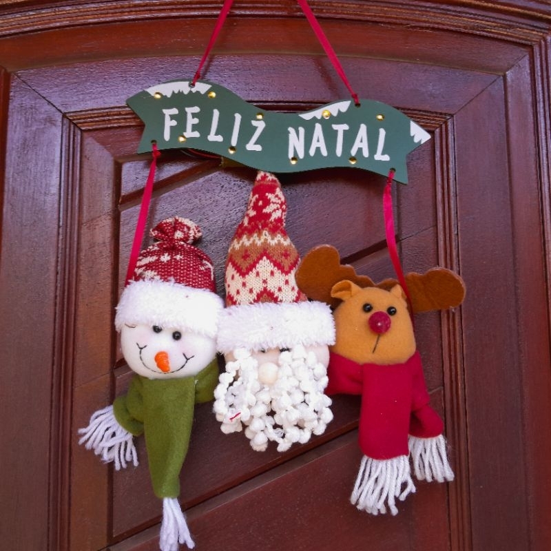 Enfeite de Natal com Luz de Led