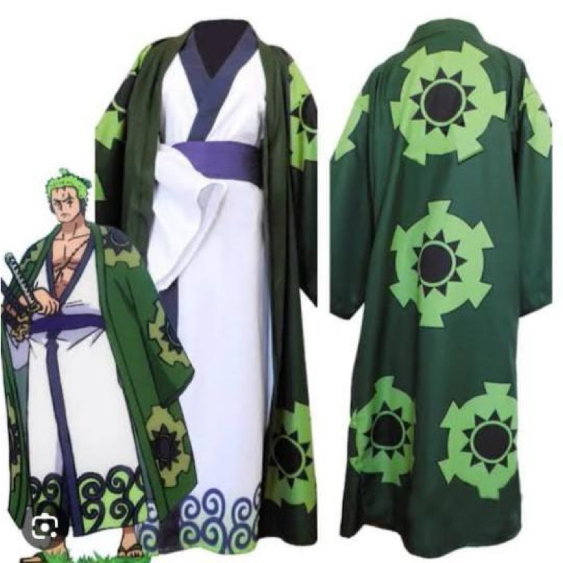 Manto Capa ZORO one piece Luffy adulto e infantil