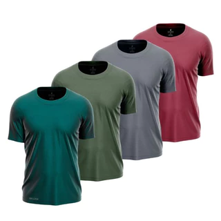 kit 4 Camisetas DRI-LEVE para Academia Treino Esporte