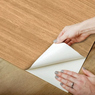 Papel de Parede Autoadesivo Vinílico Madeira Claro Moderno Quarto Sala Painel Banheiro Cozinha