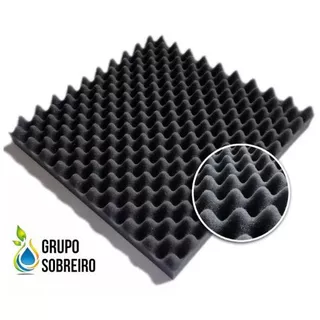Espuma Acústica Anti Chamas 50 x 50 x 2cm 05 Placas