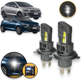 Super Led Farol Auto Baixo H19 Hyundai Hb20 Hb20s 2022 23 24