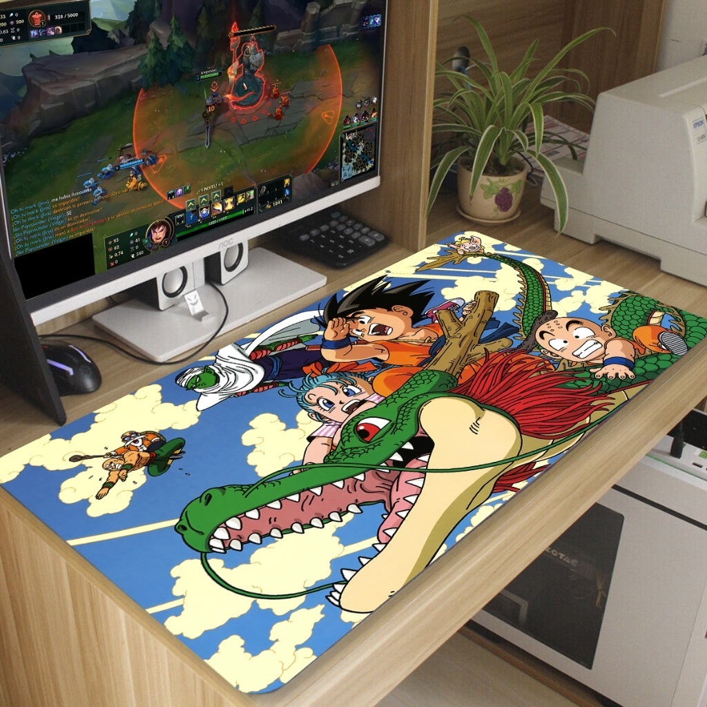Mouse Pad DBZ Dragon Gamer Antiderrapante Grande Diversas Estampas ...