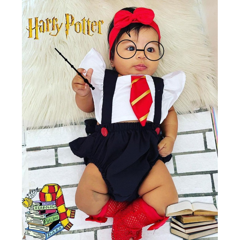Romper bebê menina Harry Potter