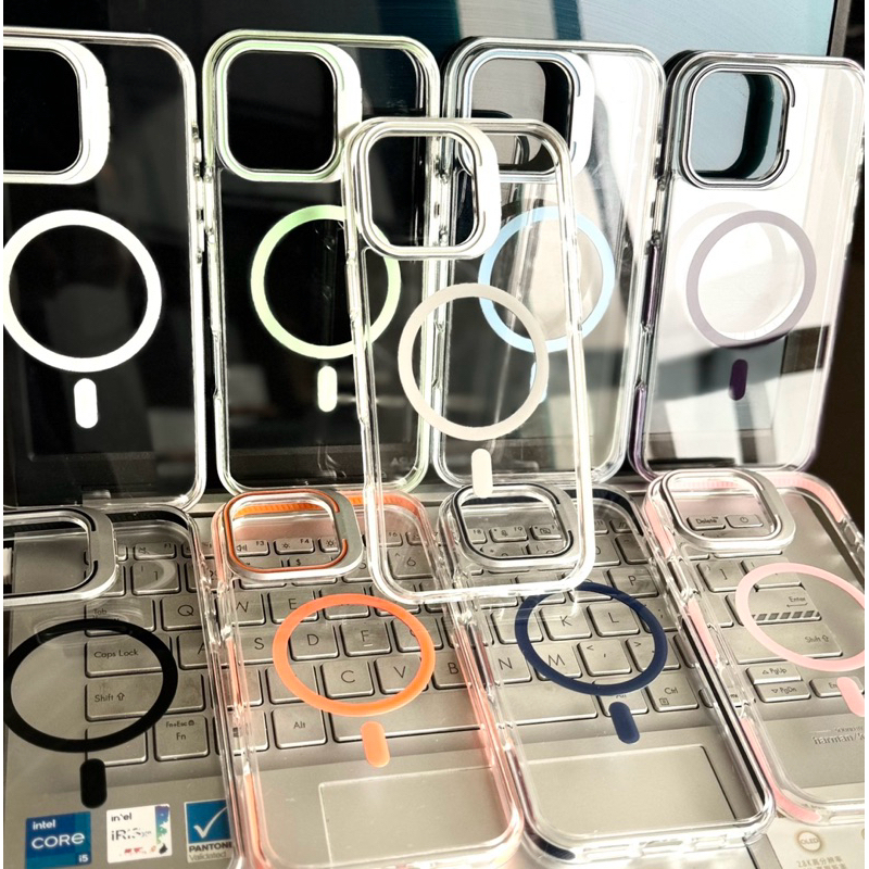 Capa capinha super qualidade iPhone 15 iPhone 15 Pro iPhone 15 ProMax Novo Bayer Suporte magnético Kit filme lente