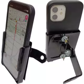 Suporte Para Celular Moto Universal de Ferro Roforçado Articulado Pop 110 Mottu