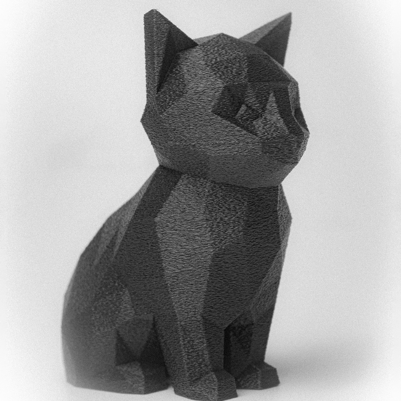 Gato em baixo poligno de luxo para decoração