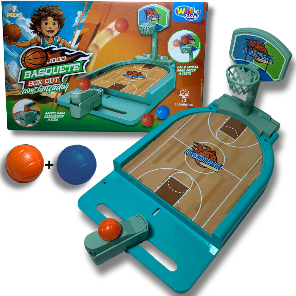 Mini Jogo De Basquete Brinquedo Infantil De Dedo 2 Bolinhas | Shopee Brasil